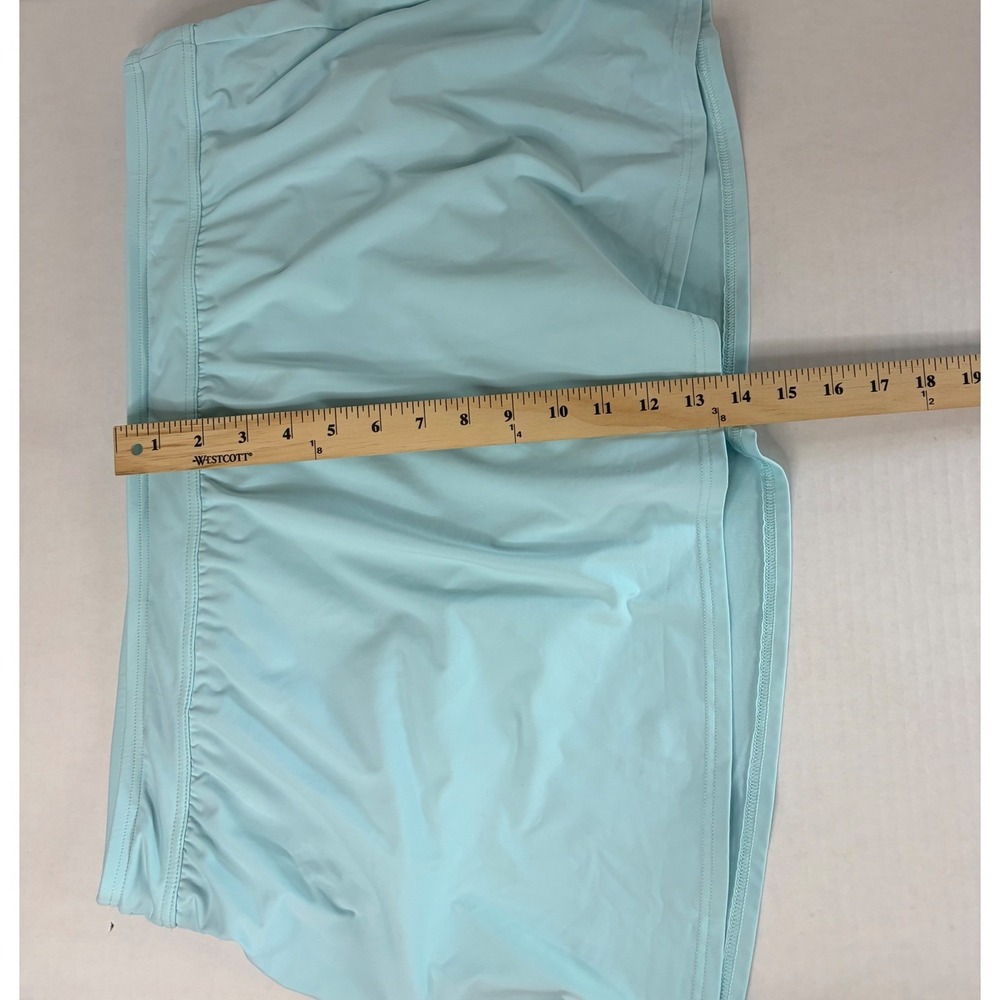 Lands' End Aqua Blue Swim Skirt‎ Skort Bottoms Womens Plus 20W Built In Brief - Picture 6 of 9